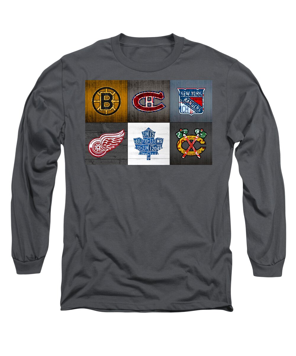 Vintage Original Six NHL Hockey Team Sweatshirt Medium Six NHL 
