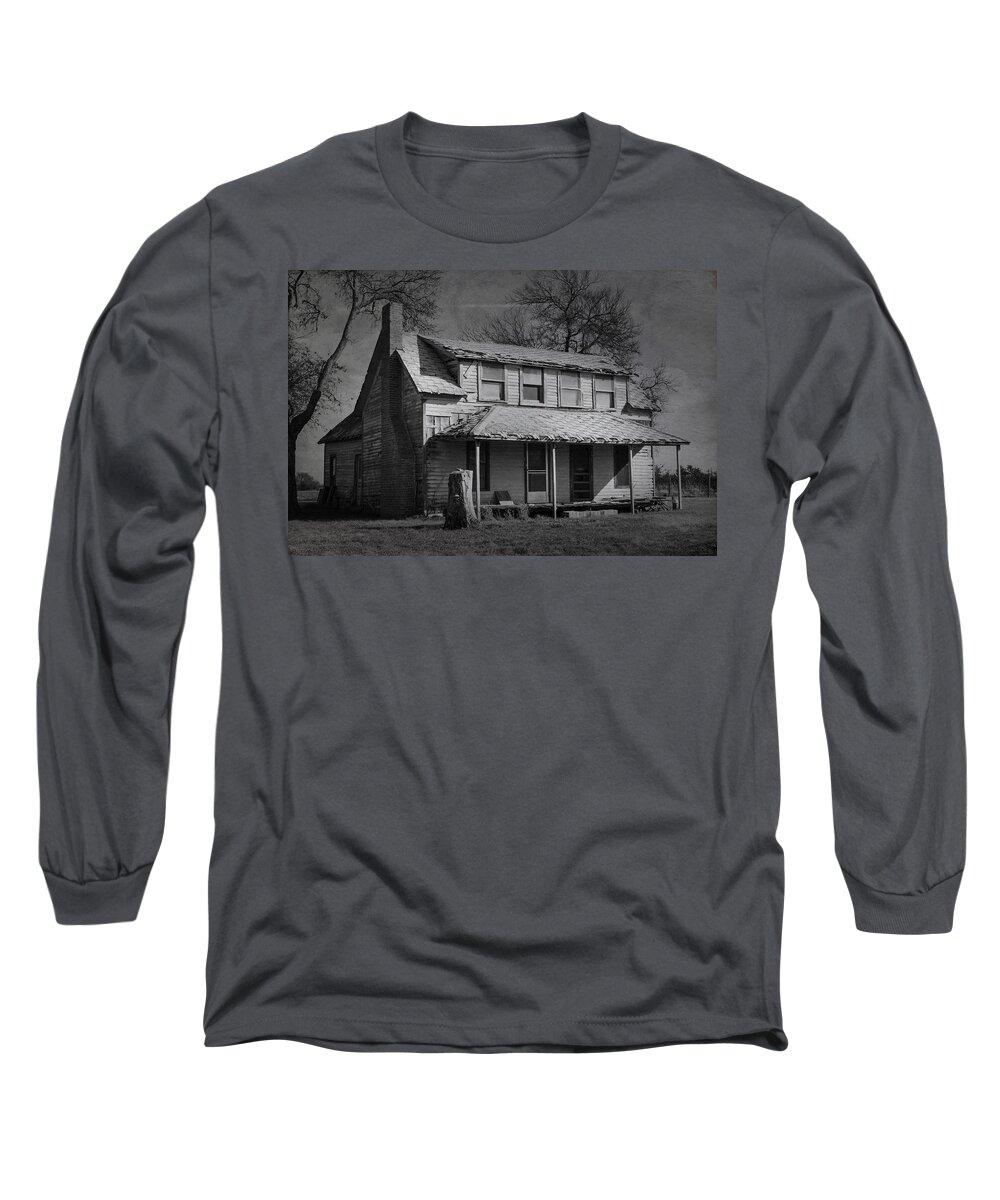 Home Long Sleeve T-Shirt featuring the photograph Patches by Jeff Mize