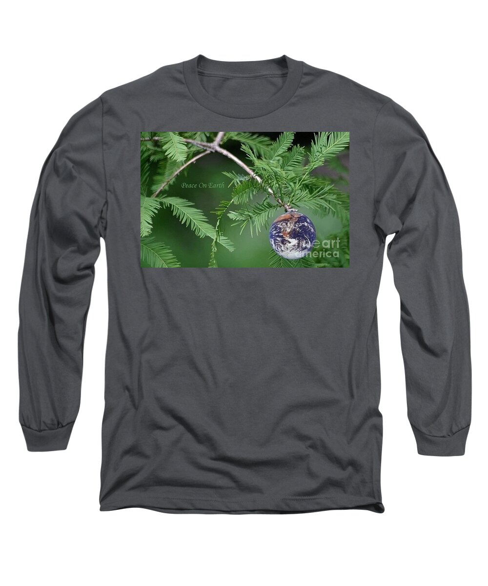 Earth Long Sleeve T-Shirt featuring the photograph Peace On Earth by Living Color Photography Lorraine Lynch