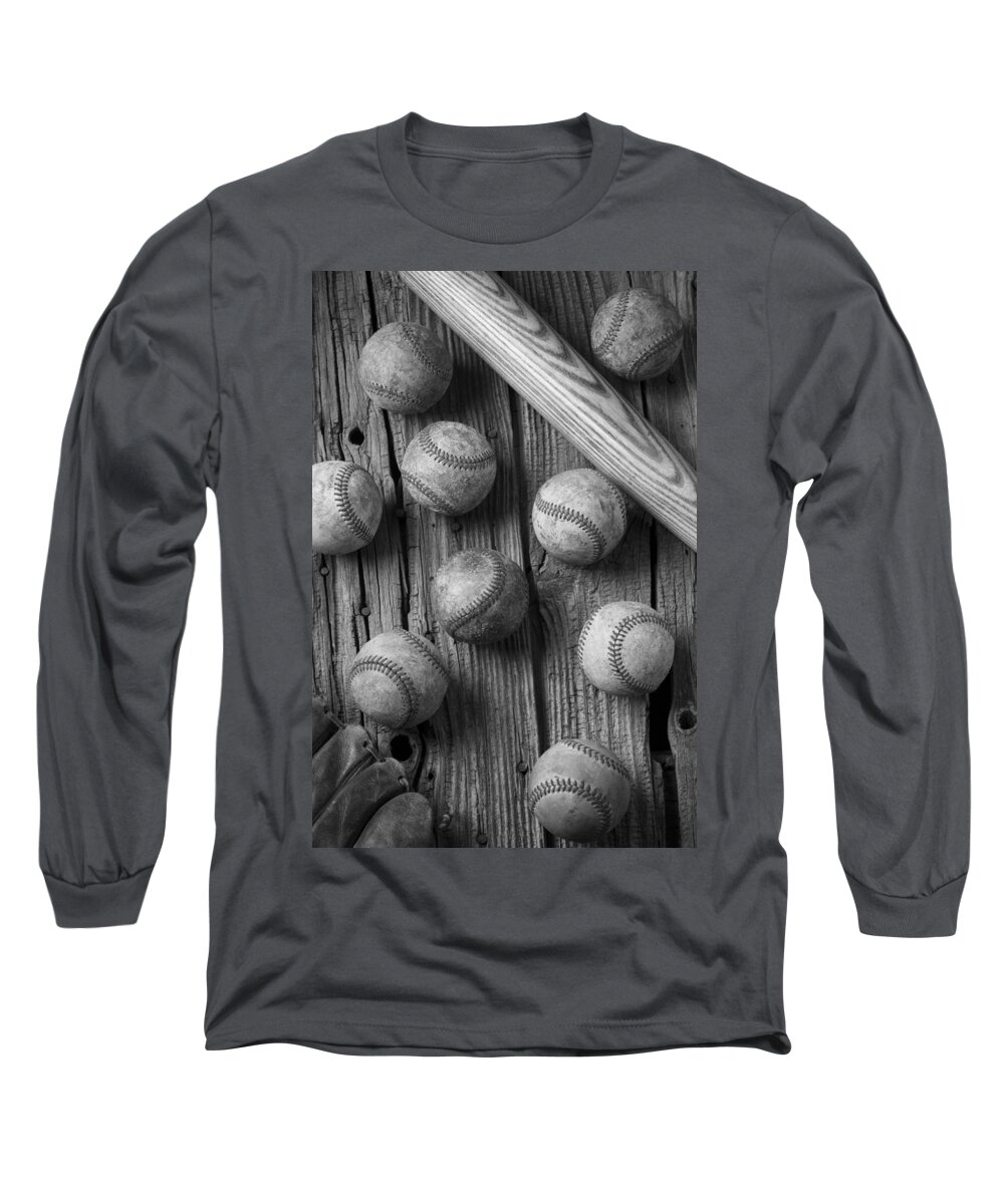 Baseball Memories Long Sleeve T-Shirt featuring the photograph Play Ball by Garry Gay