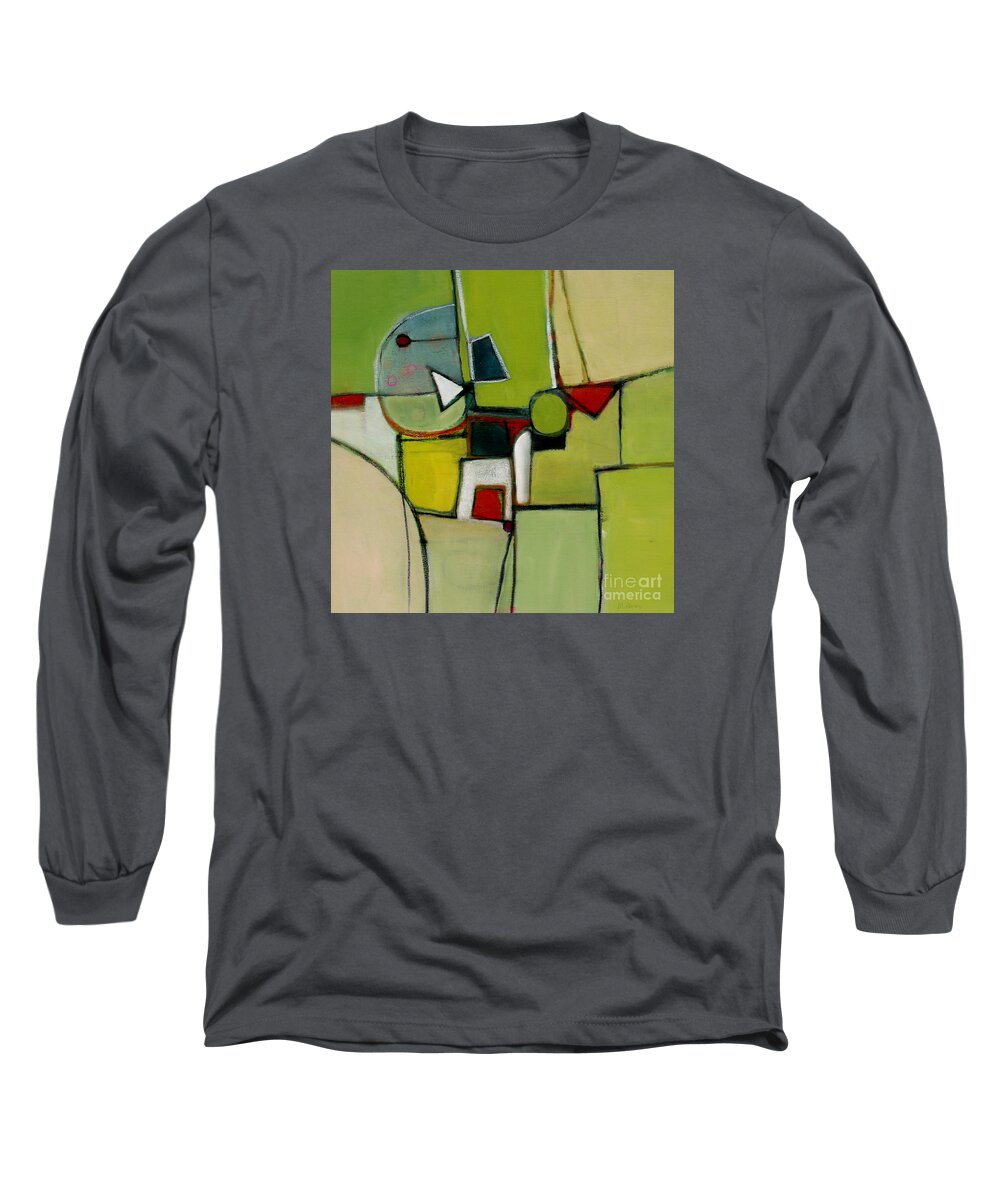 Abstract Long Sleeve T-Shirt featuring the painting Portal No.1 by Michelle Abrams