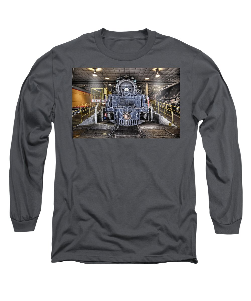 Steam Engine Long Sleeve T-Shirt featuring the photograph Ready to Begin My Restoration by Ken Smith
