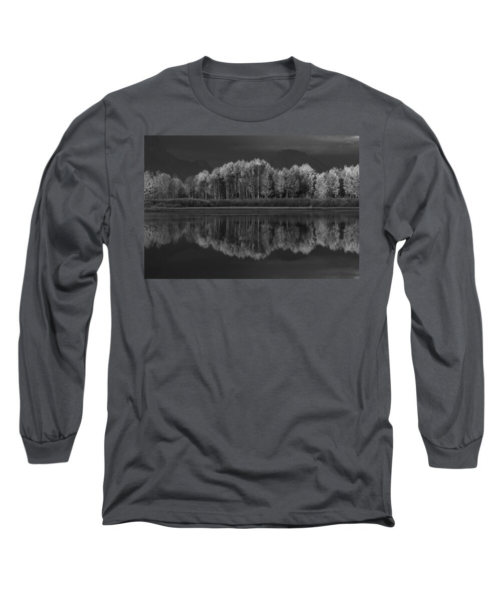 Landscape Long Sleeve T-Shirt featuring the photograph Reflections by David Andersen