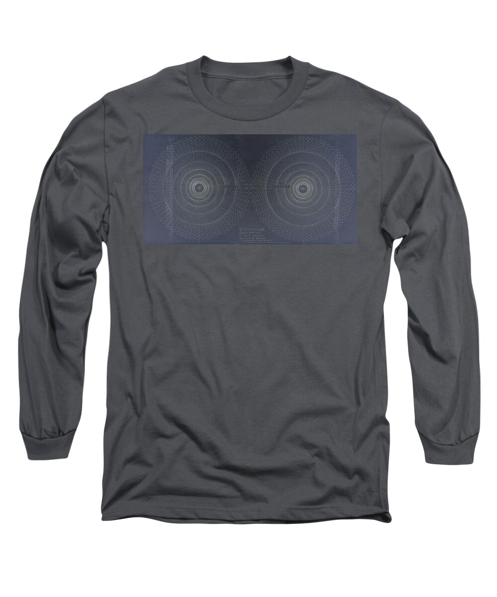 Jason Long Sleeve T-Shirt featuring the drawing Relativity by Jason Padgett