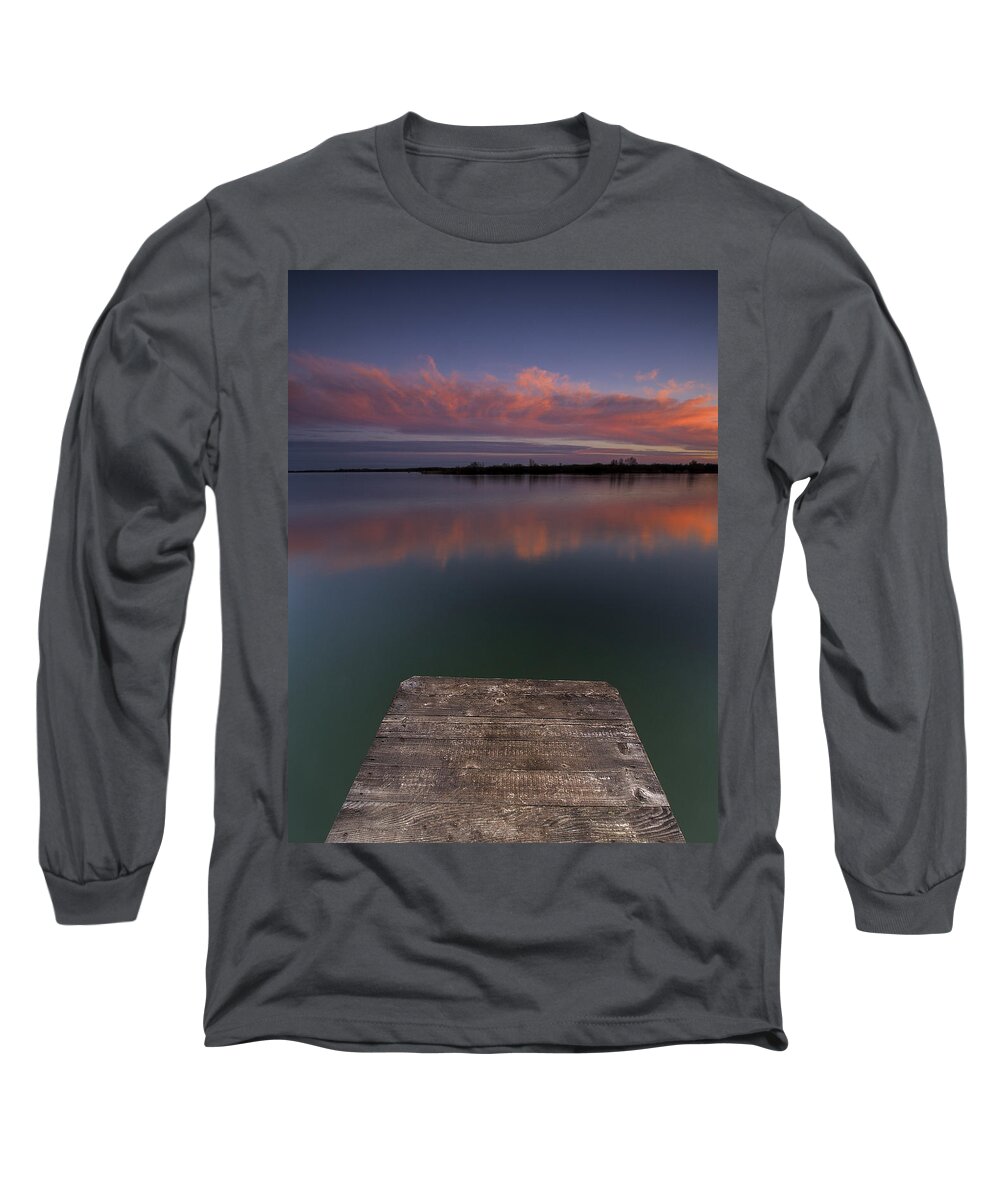 Landscapes Long Sleeve T-Shirt featuring the photograph RGB sunset II by Davorin Mance