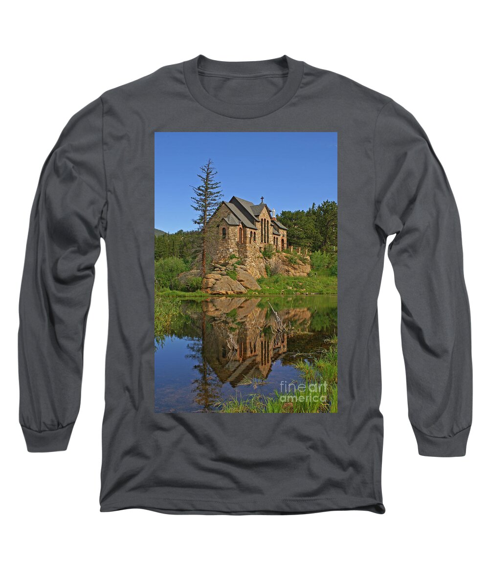 Saint Malo Long Sleeve T-Shirt featuring the photograph Saint Malo Reflection by Kelly Black