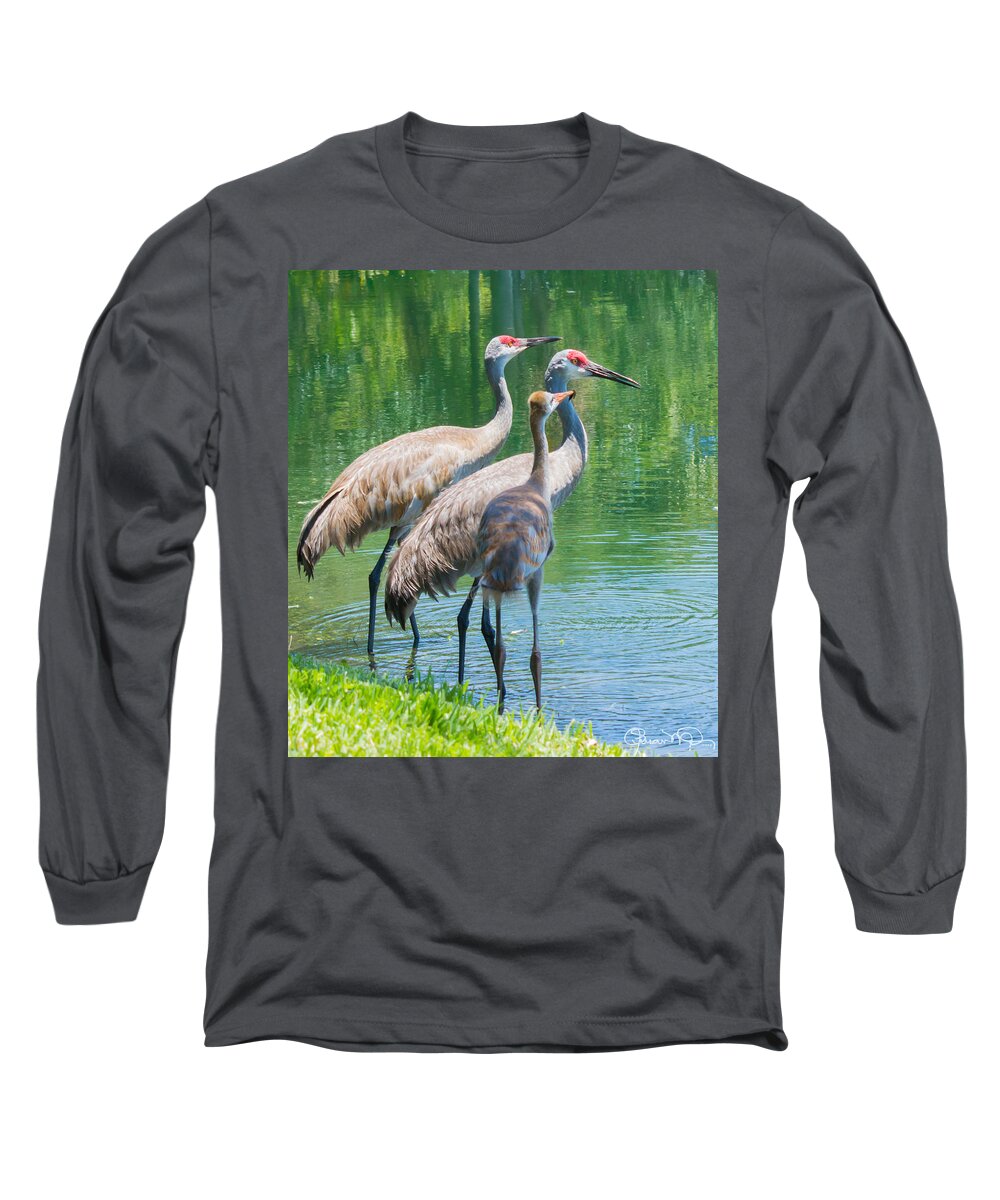 susan Molnar Long Sleeve T-Shirt featuring the photograph Mom Look What I Caught by Susan Molnar