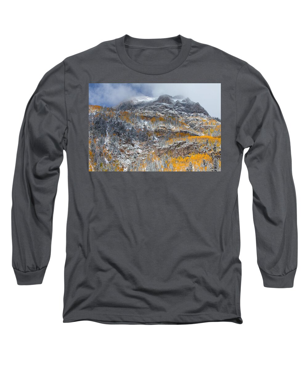Colorado Landscapes Long Sleeve T-Shirt featuring the photograph Seasonal Chaos by Darren White