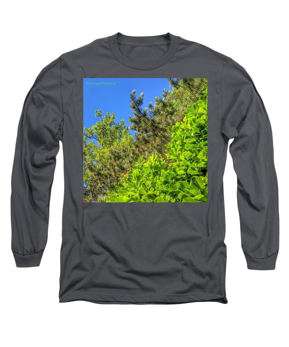 Iphone5 Long Sleeve T-Shirt featuring the photograph Shades Of Summer In Oregon, A #snapseed by Anna Porter