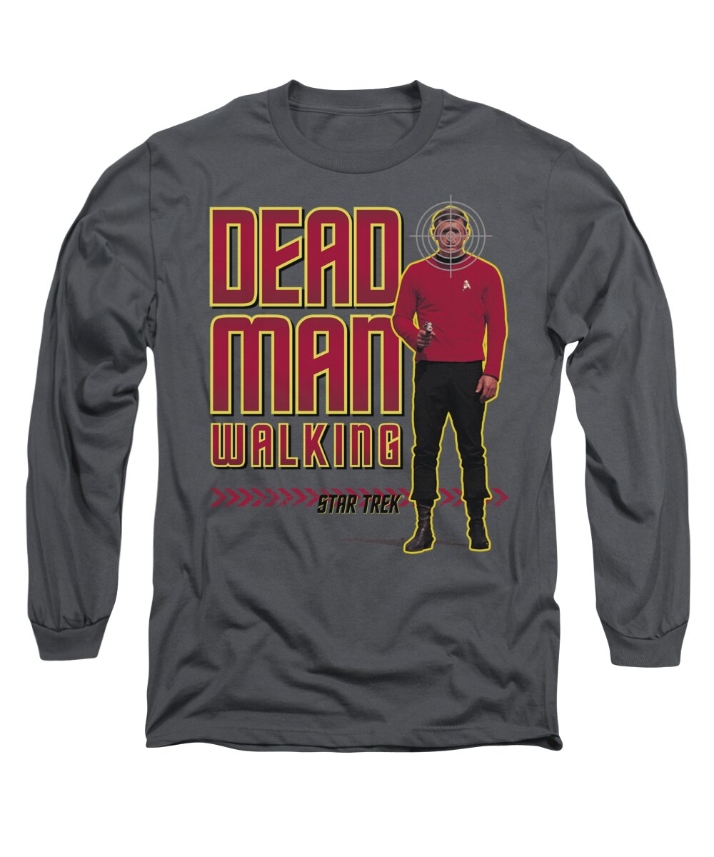 Star Trek Long Sleeve T-Shirt featuring the digital art Star Trek - Dead Man Walking by Brand A