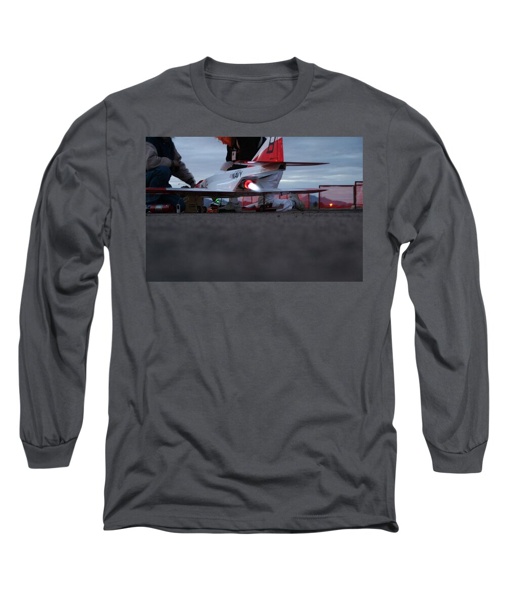 David S Reynolds Long Sleeve T-Shirt featuring the photograph Startup by David S Reynolds