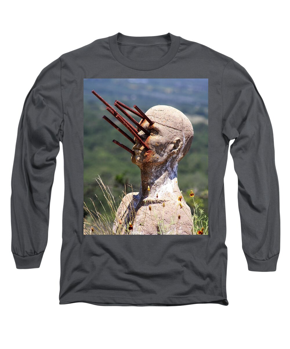 Steel Long Sleeve T-Shirt featuring the photograph Steel Vision by Daniel George