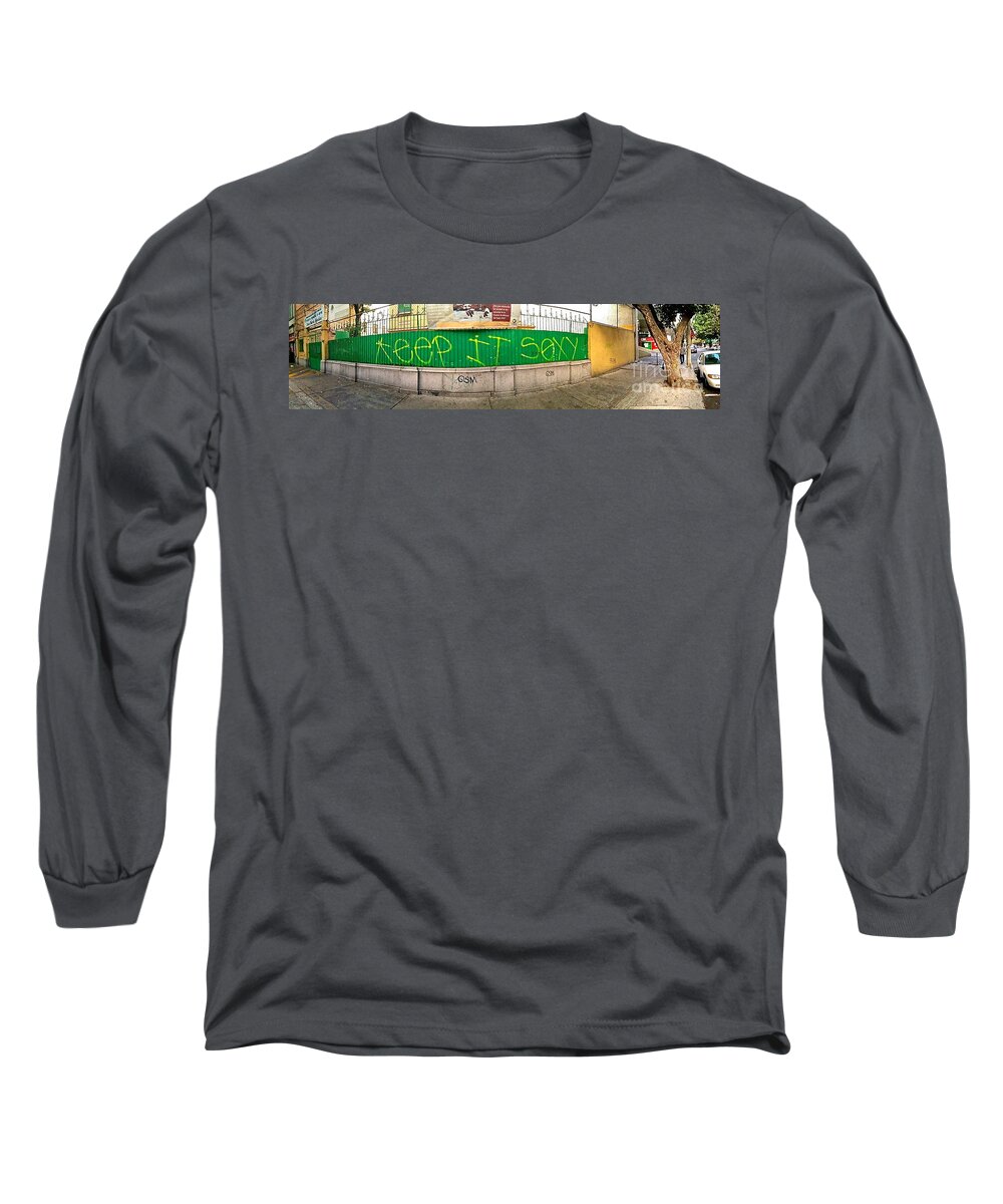Photography Long Sleeve T-Shirt featuring the photograph Street Scene - Mexico City by Sean Griffin