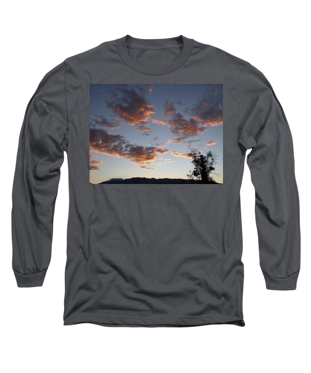 Arizona Long Sleeve T-Shirt featuring the photograph Sun Clouds by David S Reynolds