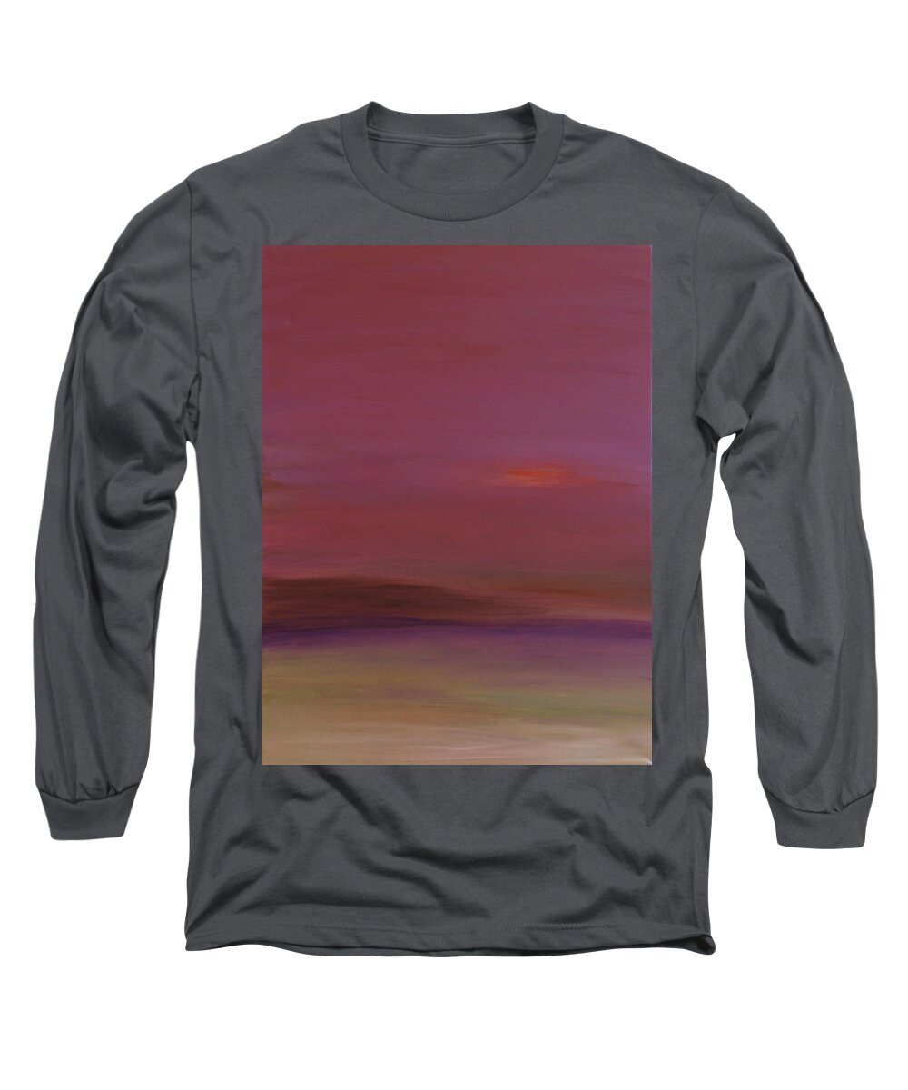 Cozumel Long Sleeve T-Shirt featuring the painting Invigorating Peace by Listen To Your Horse