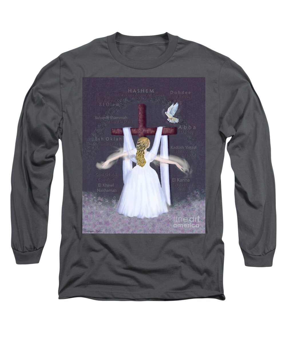Prophetic Long Sleeve T-Shirt featuring the digital art Surrender 2 by Constance Woods
