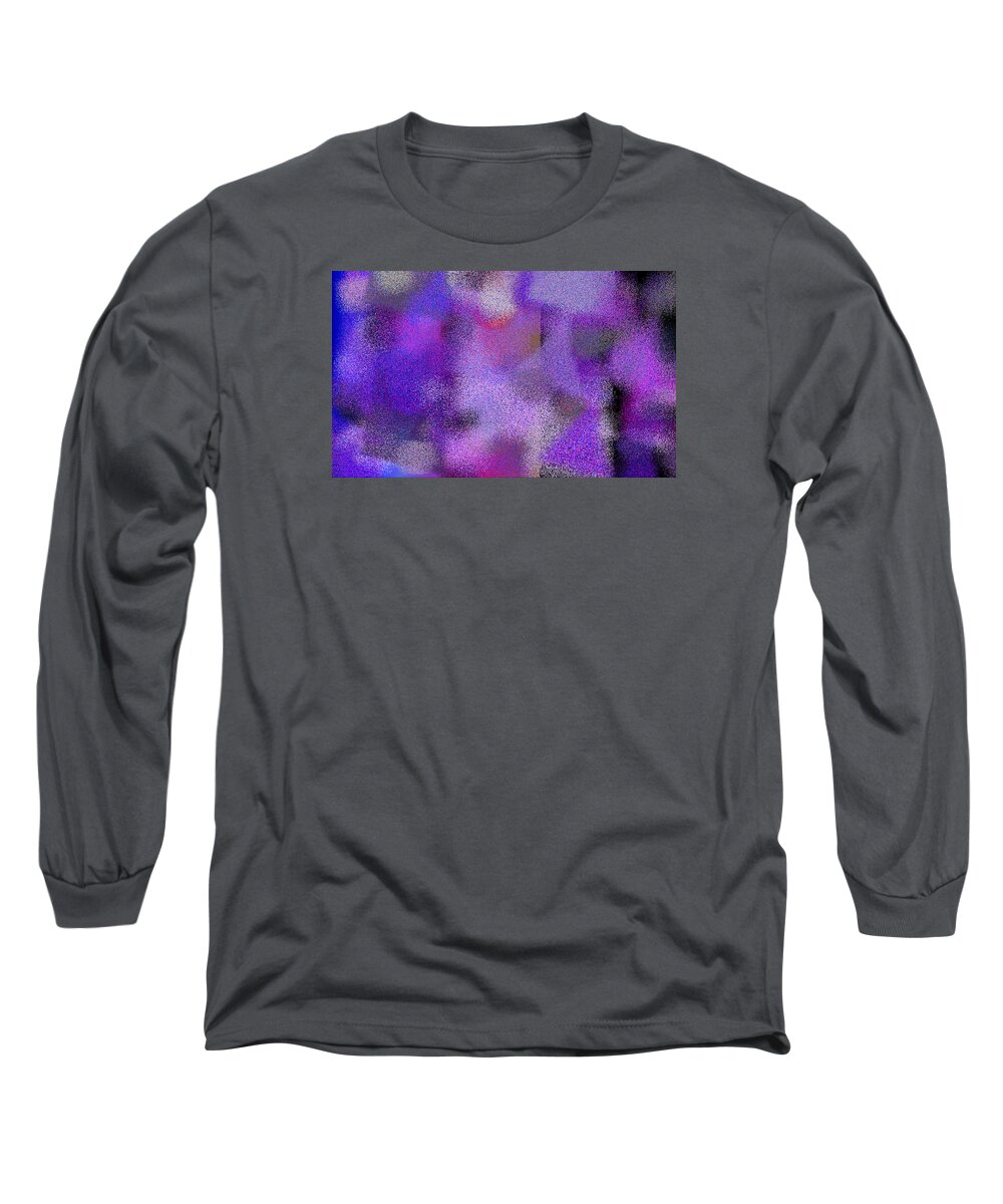 Abstract Long Sleeve T-Shirt featuring the digital art T.1.11.1.5x3.5120x3072 by Gareth Lewis