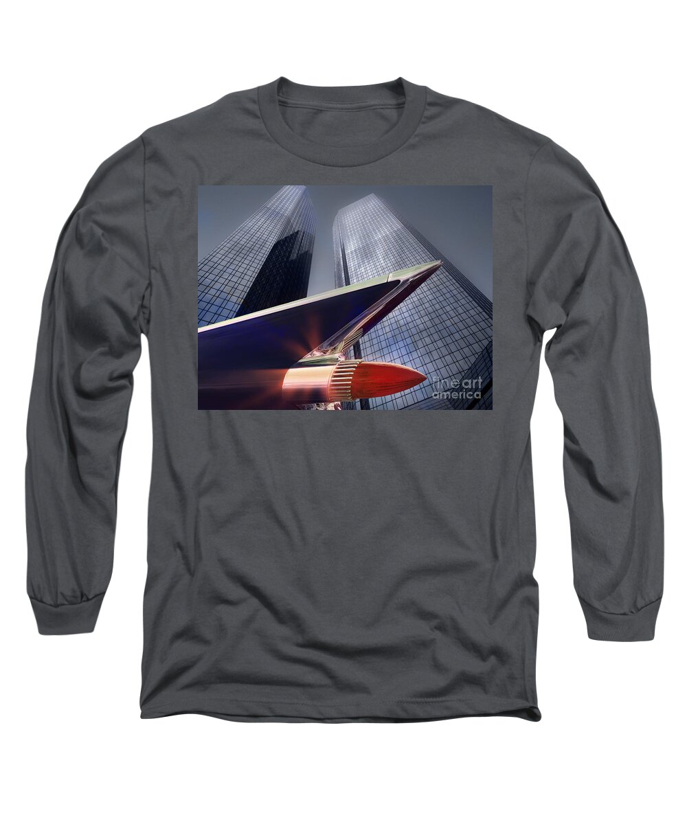 Deutsche Bank Long Sleeve T-Shirt featuring the photograph The Bank by Edmund Nagele FRPS