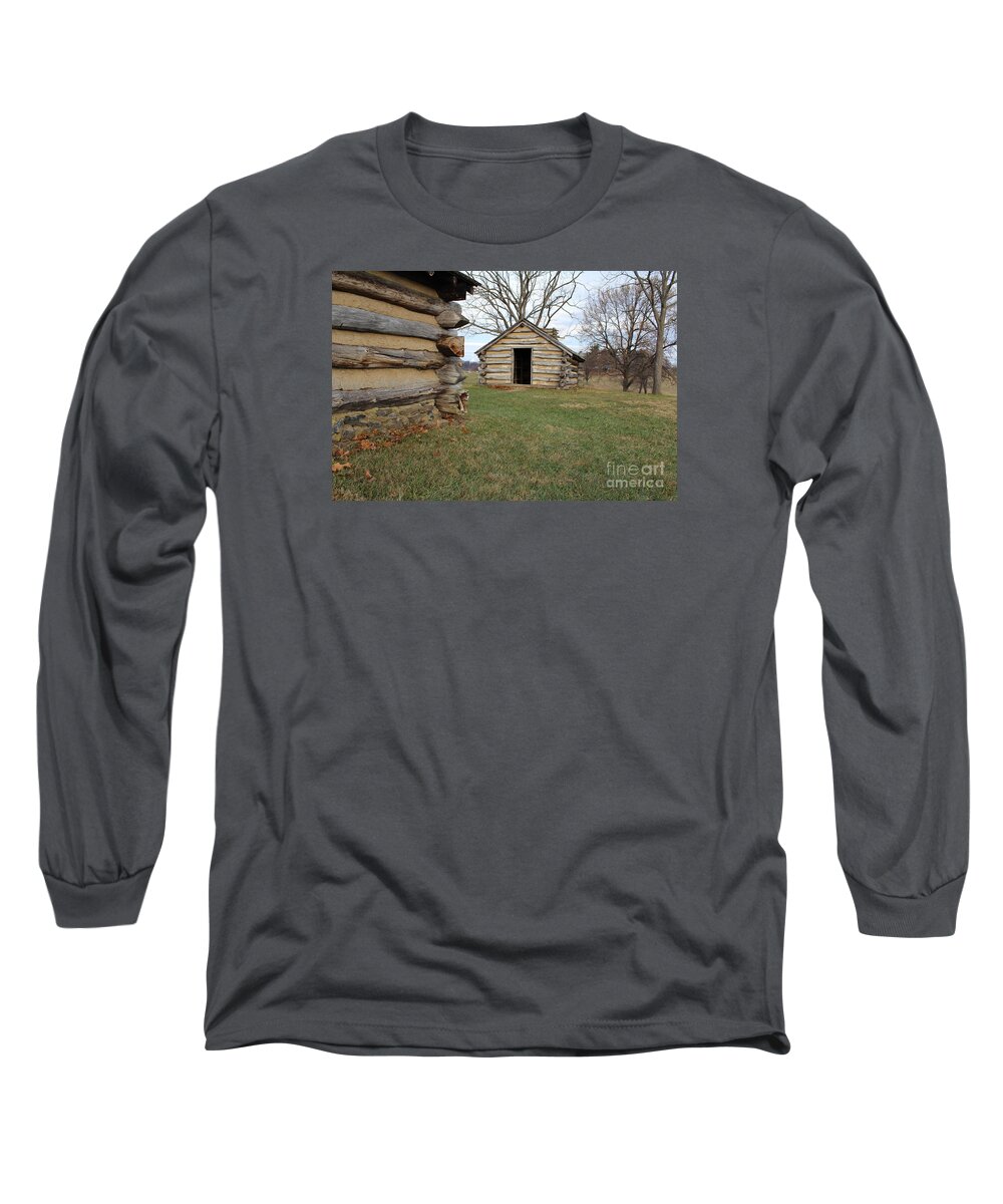 Valley Forge Long Sleeve T-Shirt featuring the photograph The Cabins by David Jackson