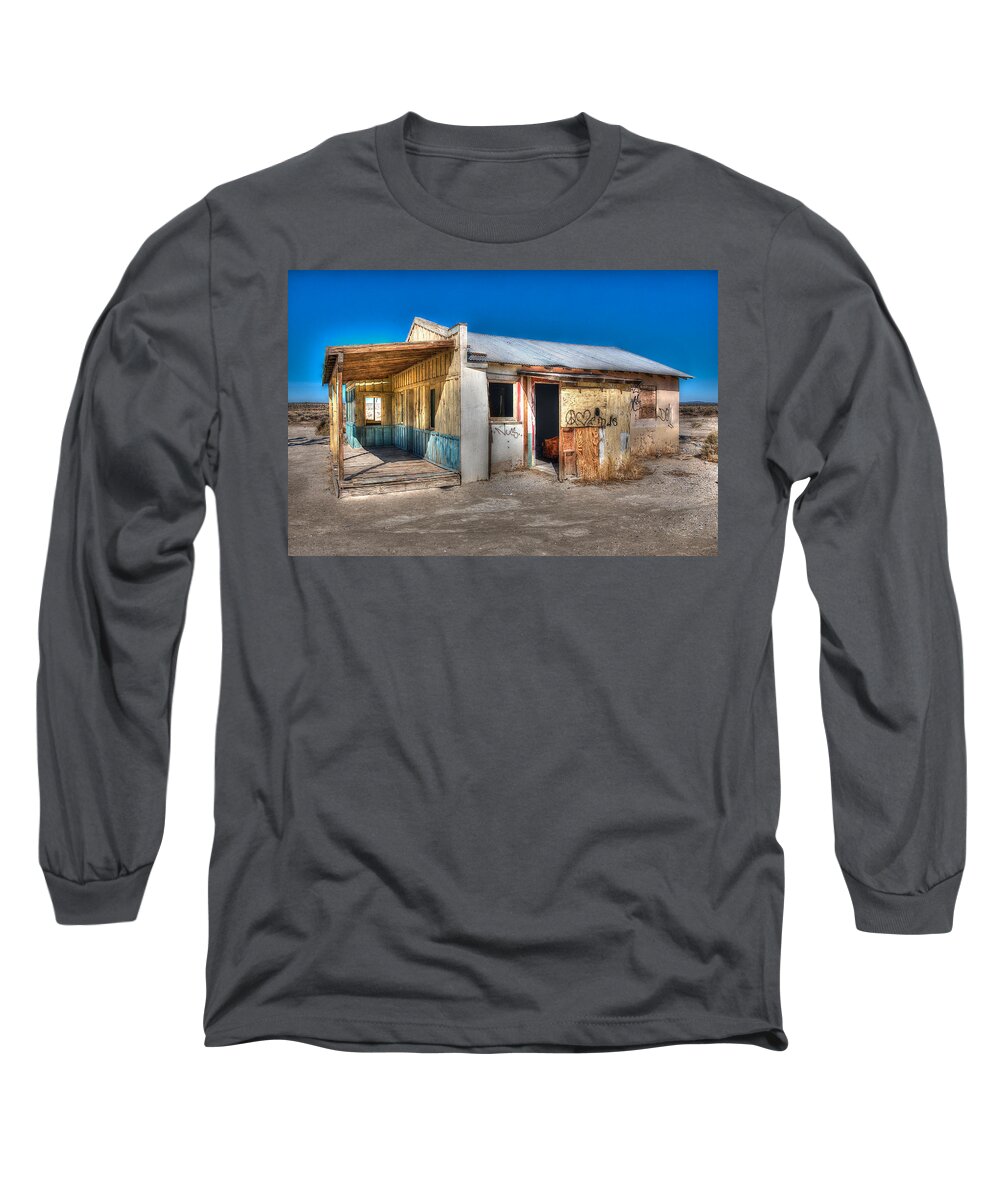 Desert Long Sleeve T-Shirt featuring the photograph The Desert House 4 by Richard J Cassato