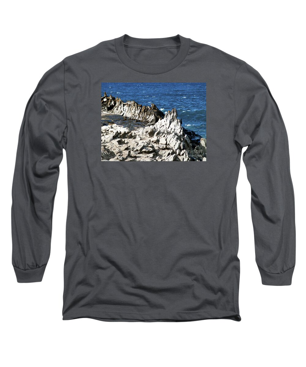 Fine Art Photography Long Sleeve T-Shirt featuring the photograph The Dragons Teeth I by Patricia Griffin Brett