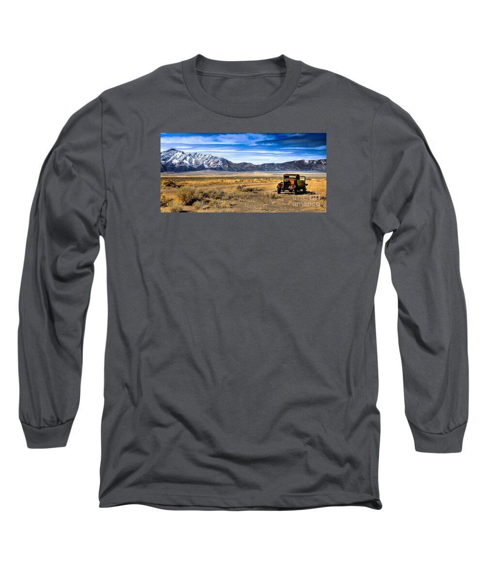  Old Truck Long Sleeve T-Shirt featuring the photograph The Old One by Robert Bales