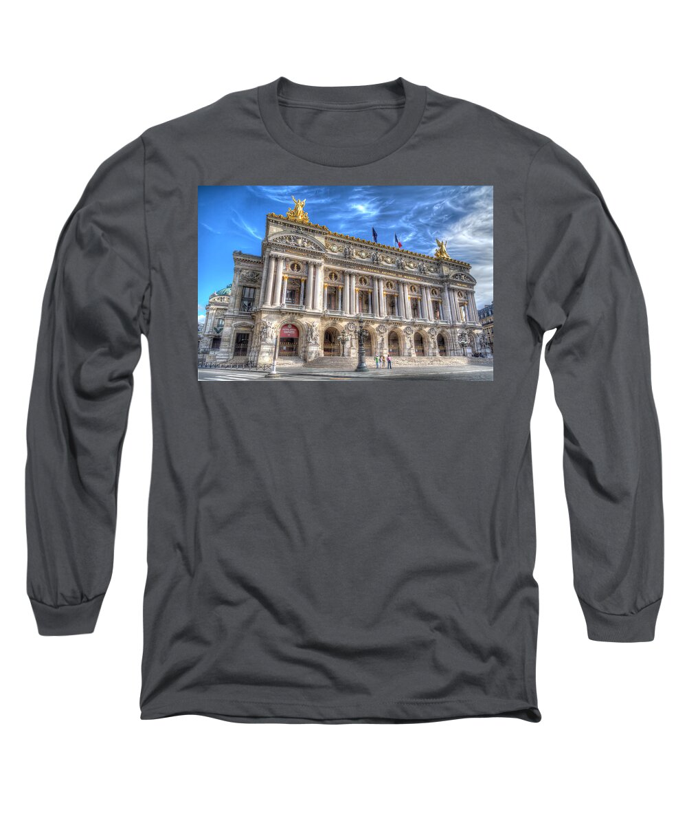 2012 Long Sleeve T-Shirt featuring the photograph The Palais Garnier by Tim Stanley