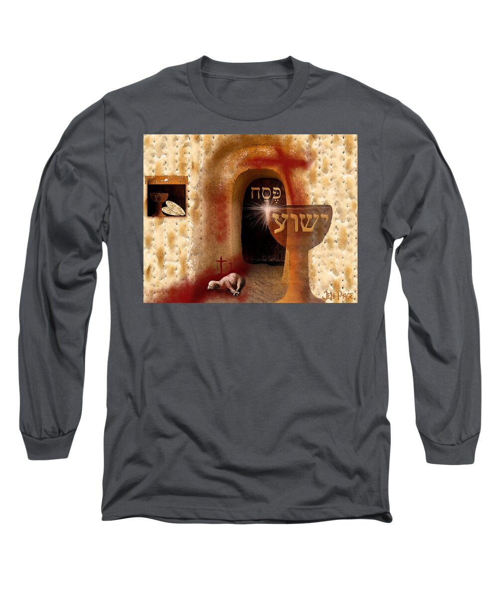 The Passover Long Sleeve T-Shirt featuring the digital art The Passover by Jennifer Page