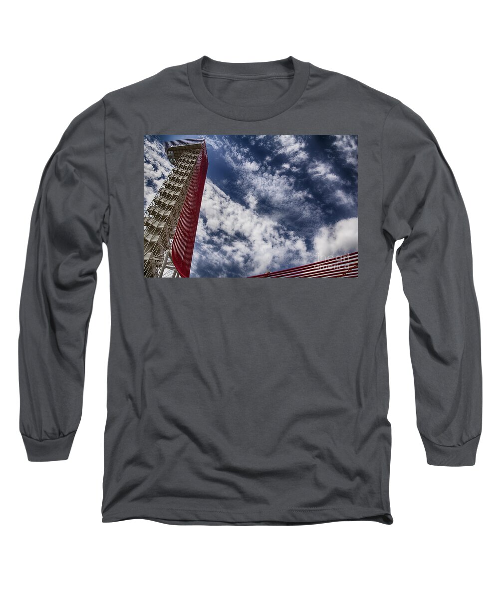 Motorcycle Long Sleeve T-Shirt featuring the photograph The Tower by Douglas Barnard