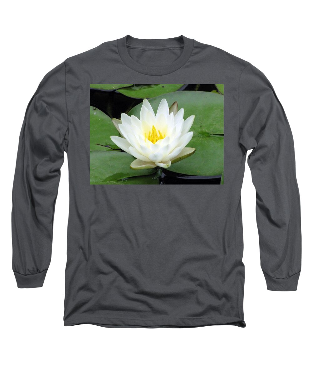 Water Lilies Long Sleeve T-Shirt featuring the photograph The Water Lilies Collection - 04 by Pamela Critchlow