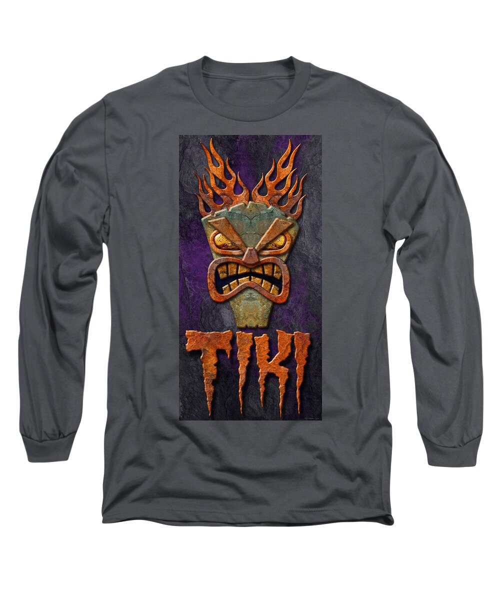 Tiki Long Sleeve T-Shirt featuring the photograph Tiki by WB Johnston