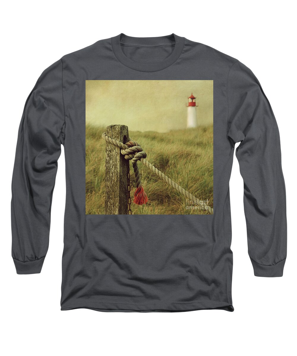 Lighthouse Long Sleeve T-Shirt featuring the photograph To The Lighthouse by Hannes Cmarits