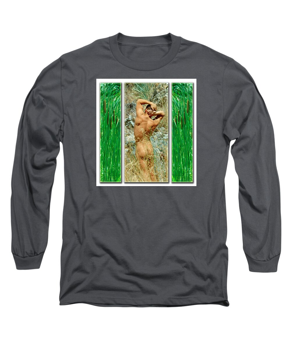Male Long Sleeve T-Shirt featuring the photograph Tom D. 7-2 by Andy Shomock
