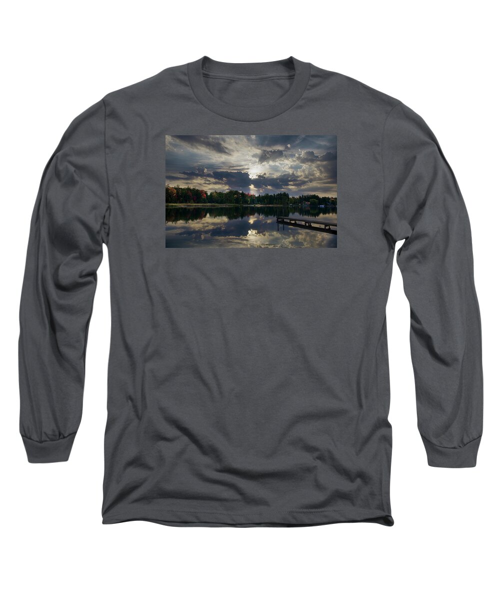 Torch River Long Sleeve T-Shirt featuring the photograph Torch River Sunrise #2 by Gary O'Boyle