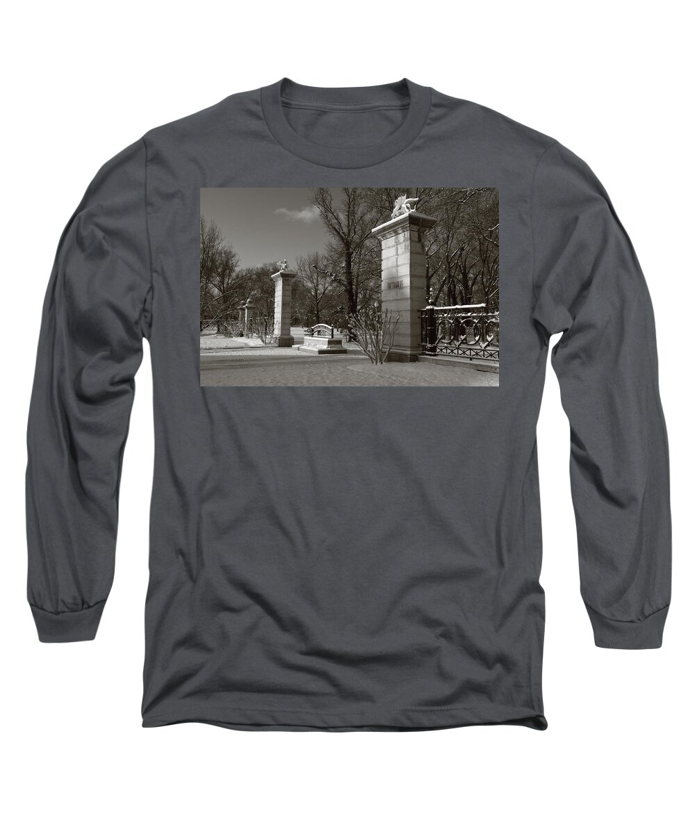 Tower Grove Park Long Sleeve T-Shirt featuring the photograph Tower Grove East Gate by Scott Rackers