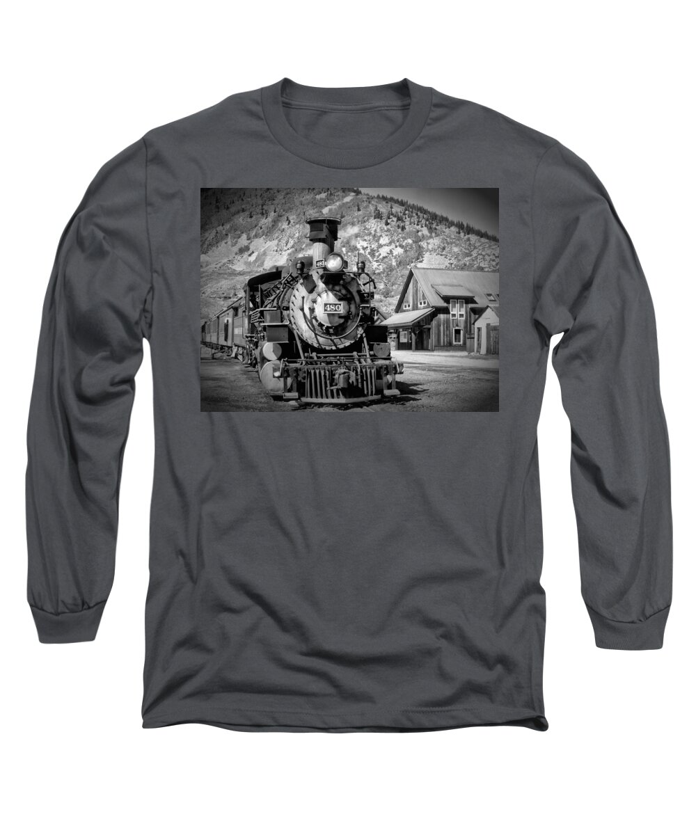 Home Long Sleeve T-Shirt featuring the photograph Train 480 by Richard Gehlbach