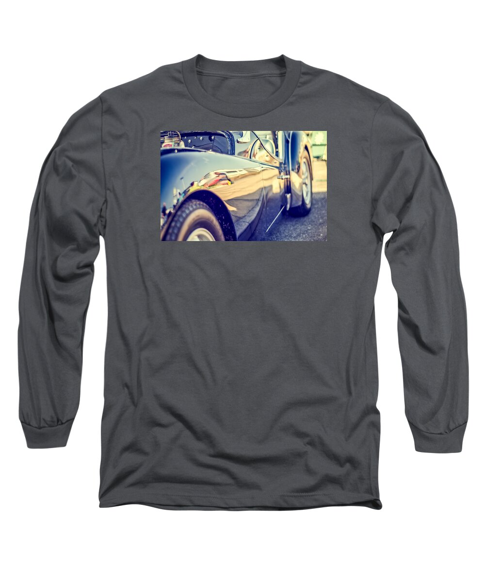 Road Long Sleeve T-Shirt featuring the photograph Triumph TR3 by Spikey Mouse Photography