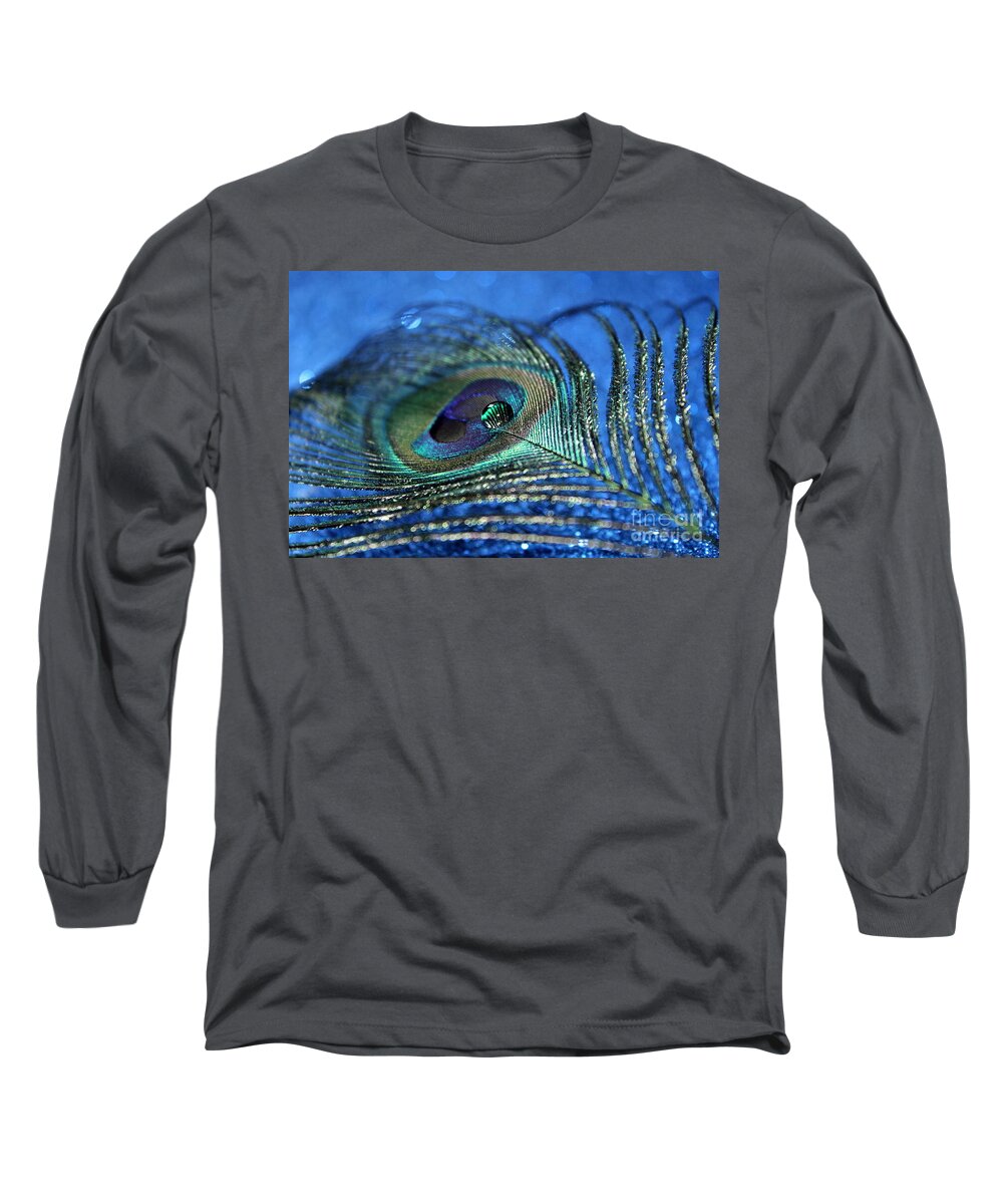 Feather Long Sleeve T-Shirt featuring the photograph Twilight Escape by Krissy Katsimbras