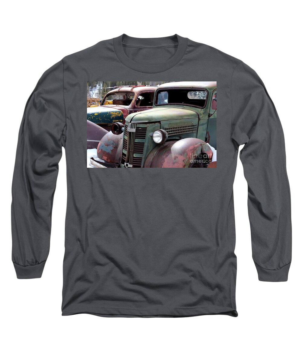 Vintage Trucks Long Sleeve T-Shirt featuring the photograph Vintage by Fiona Kennard