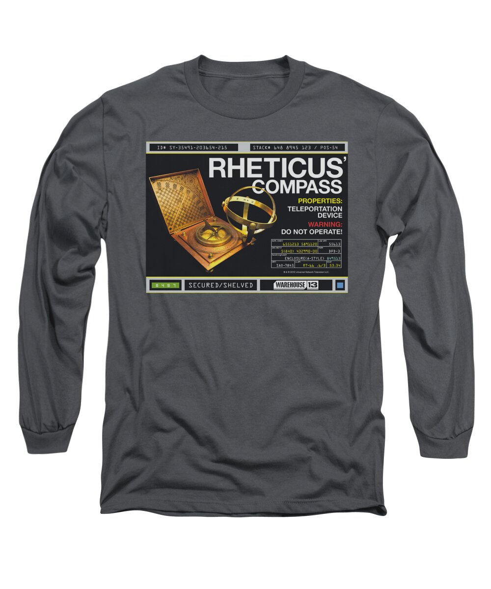 Warehouse 13 Long Sleeve T-Shirt featuring the digital art Warehouse 13 - Rheticus Compass by Brand A