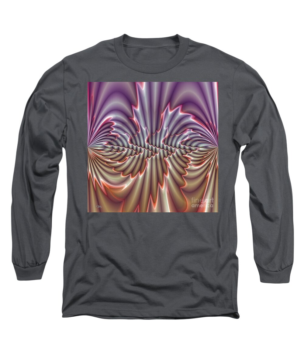 Where Pearls Are Born Long Sleeve T-Shirt featuring the digital art Where Pearls are Born by Mo T