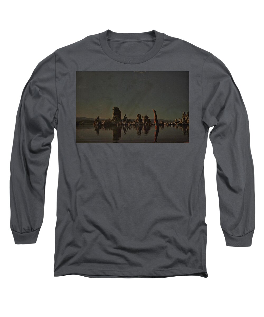 Pink Floyd Long Sleeve T-Shirt featuring the photograph Wish You Were Here by Rob Hans