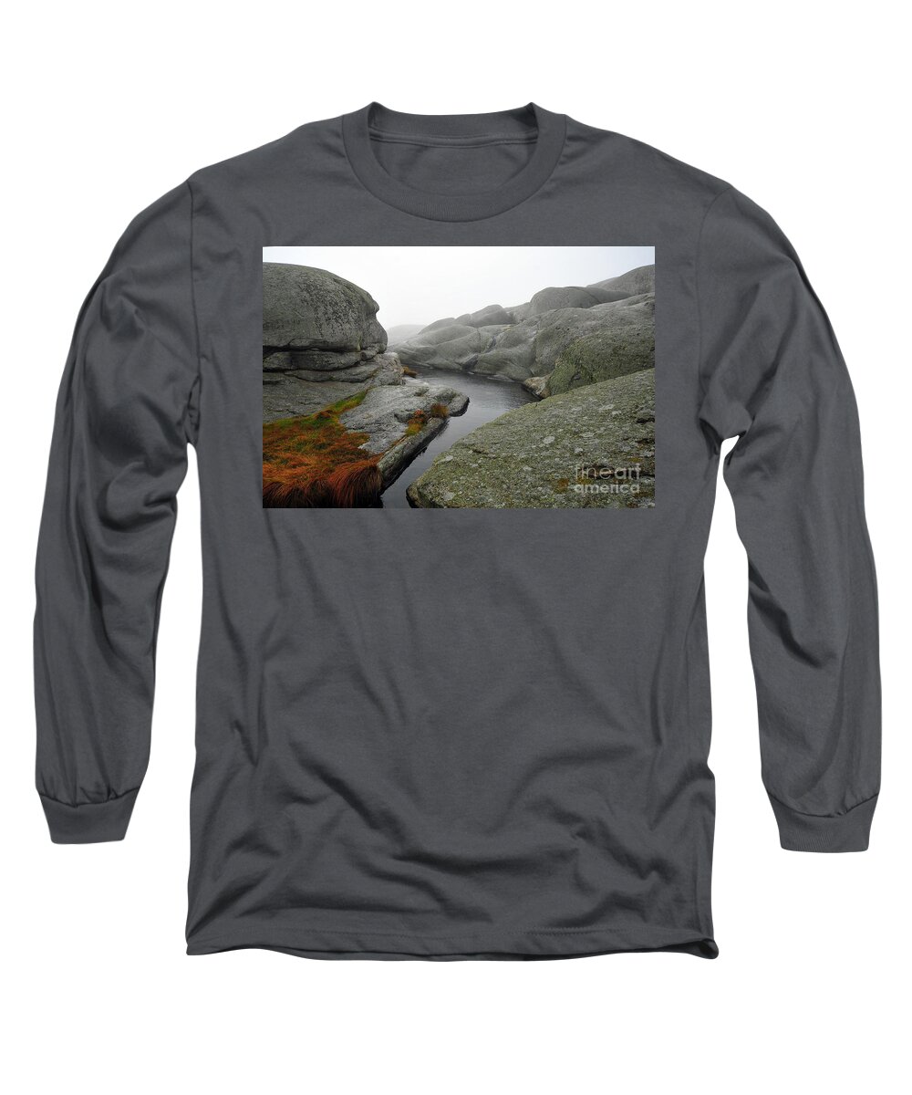 World's_end Long Sleeve T-Shirt featuring the photograph World's End 1 by Randi Grace Nilsberg