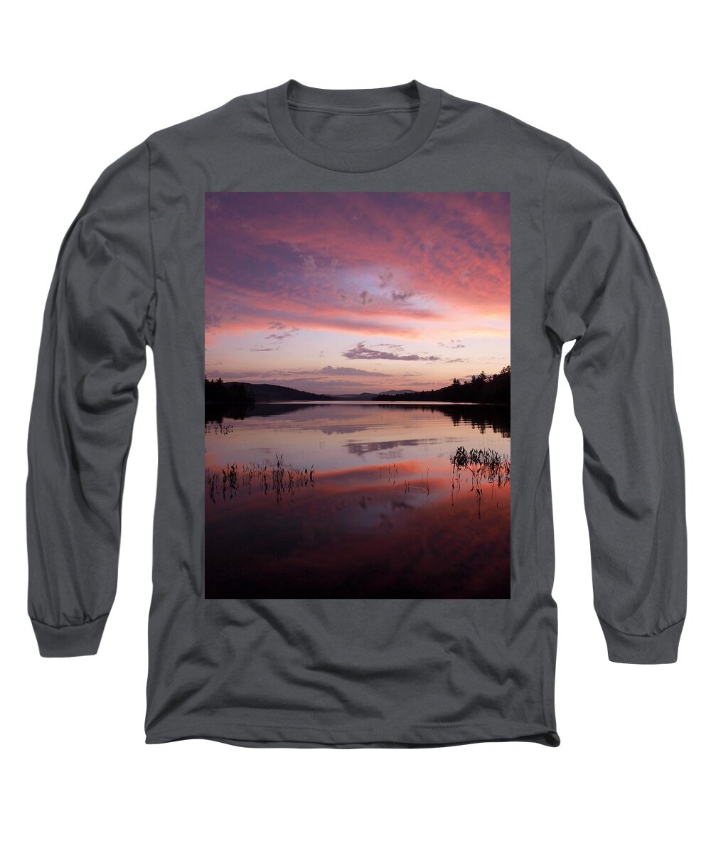 Adirondack Long Sleeve T-Shirt featuring the photograph Adirondack Reflections 1 by Joshua House