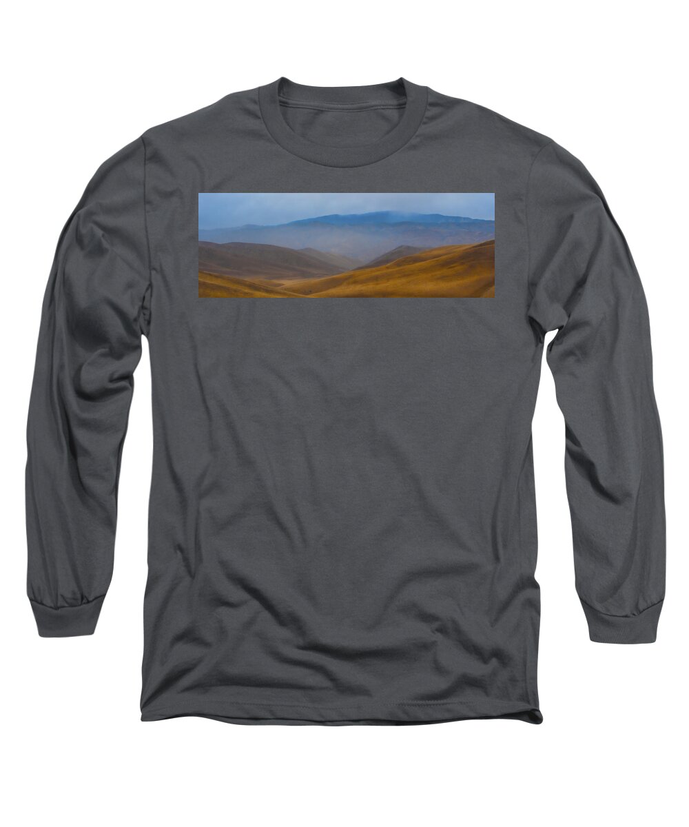 Landscape Long Sleeve T-Shirt featuring the photograph Bakersfield Horizon by Hugh Smith