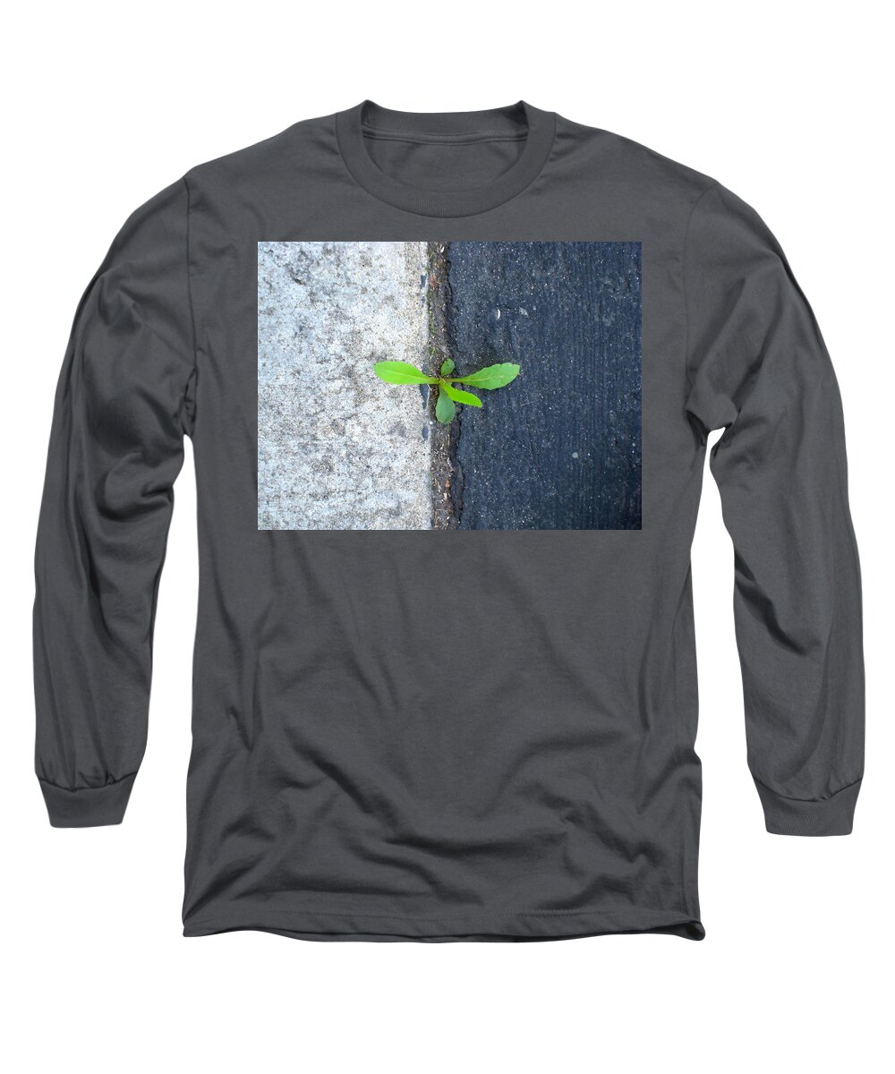 Plants Long Sleeve T-Shirt featuring the photograph Grows Here by John King I I I