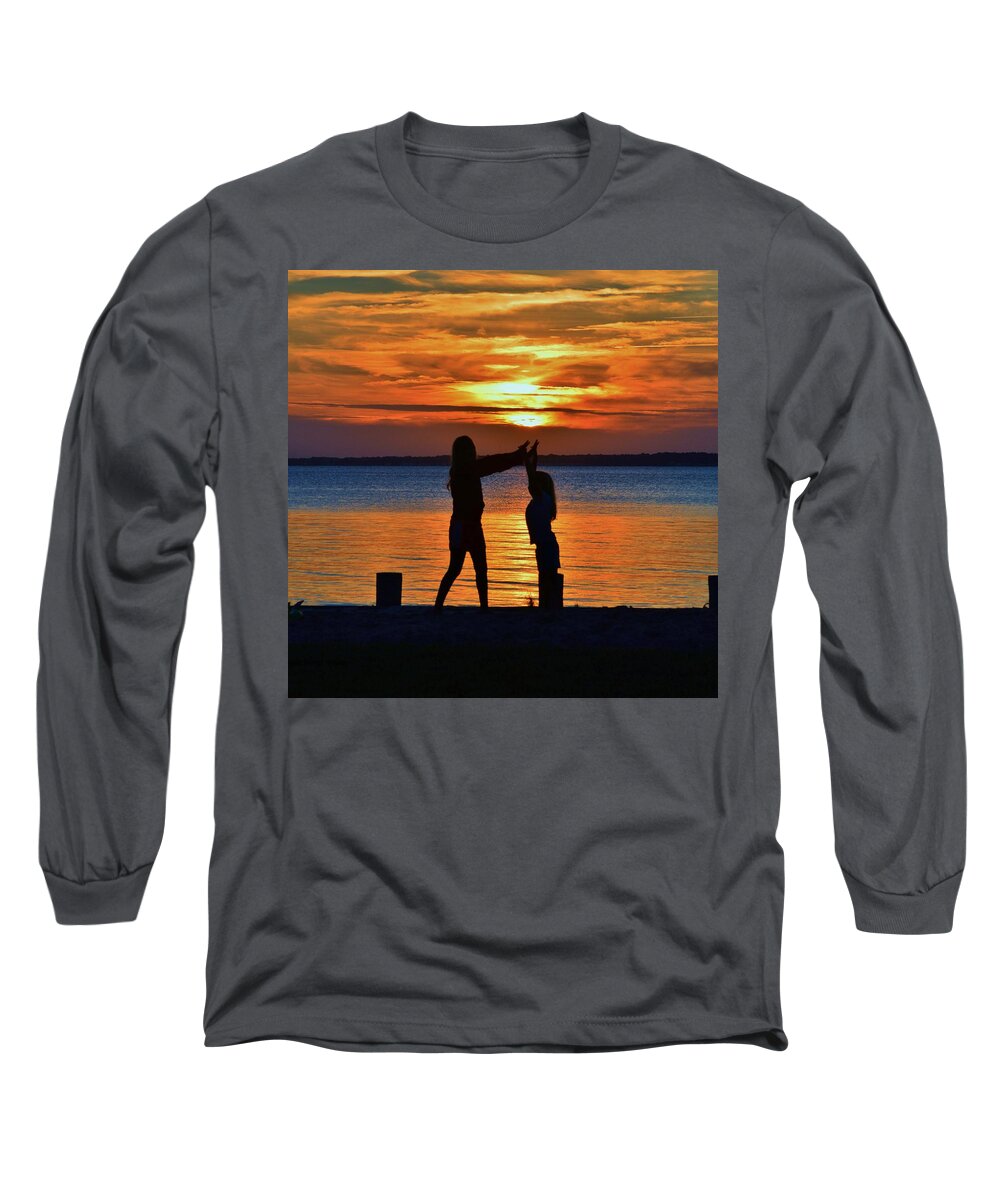 Sun Long Sleeve T-Shirt featuring the photograph High 5 by Billy Beck
