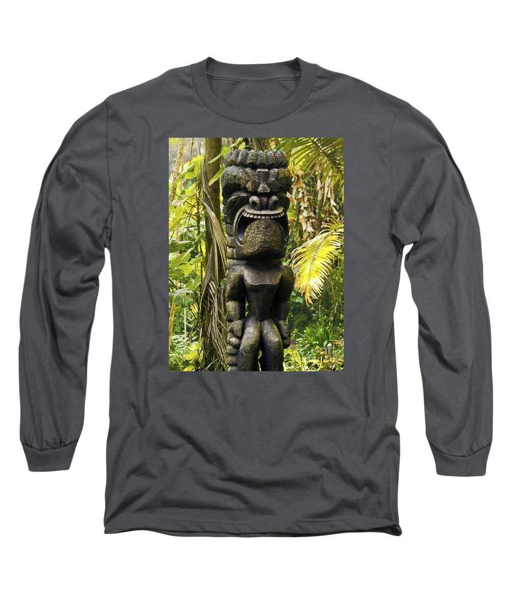 Fine Art Photography Long Sleeve T-Shirt featuring the photograph Ku - God of War by Patricia Griffin Brett
