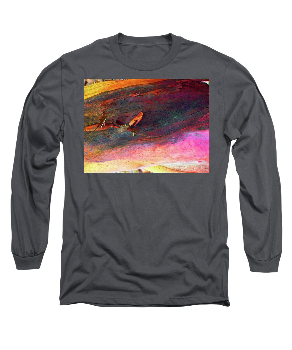 Nature Long Sleeve T-Shirt featuring the digital art Landing by Richard Laeton