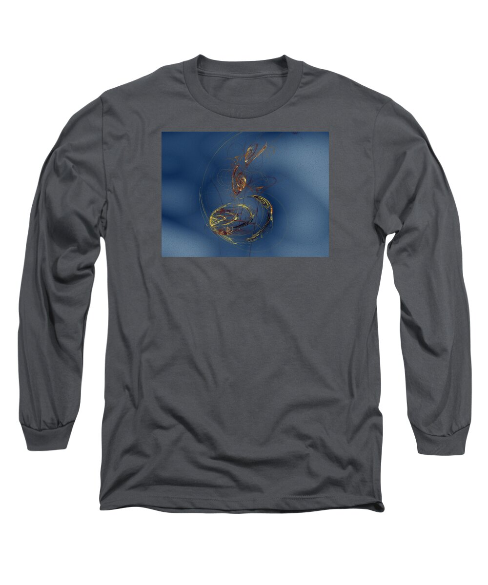 Modern Long Sleeve T-Shirt featuring the digital art Local Variable by Jeff Iverson